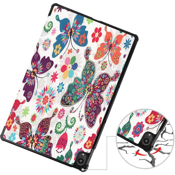 Θήκη για Lenovo Tab P11 TB-J606F, Smartcase, Butterfly