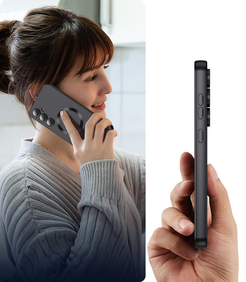 Θήκη για Samsung Galaxy S25 FE, ColorMag, για MagSafe, μαύρη