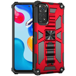 Θήκη για Xiaomi Redmi Note 11 / 11S, Armor Kickstand, κόκκινη