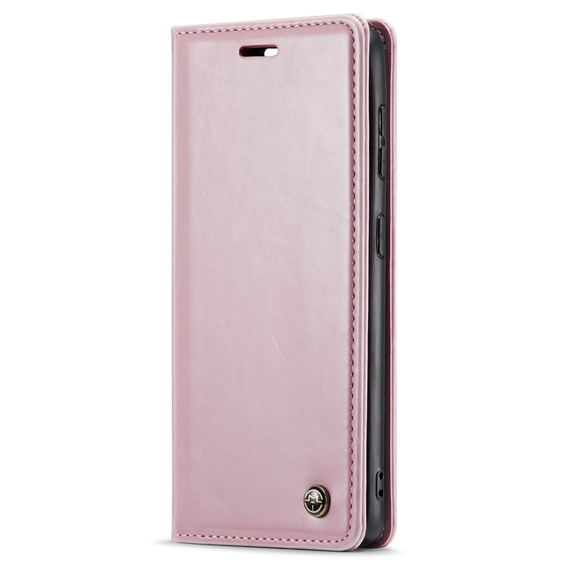 θήκη CASEME για Samsung Galaxy S21, Waxy Textured, ροζ