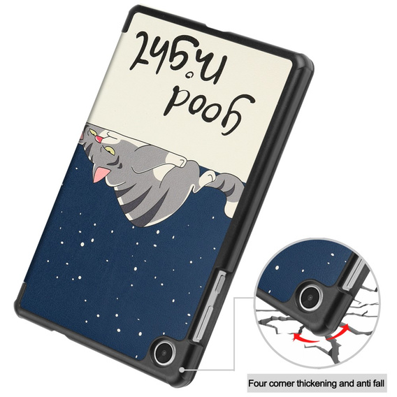 Θήκη για Lenovo Tab M8 Gen 4 TB-300FU, Smartcase, sleeping cat