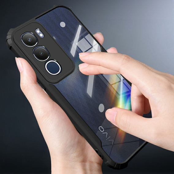 Θήκη για Vivo Y19s, AntiDrop Hybrid, μαύρη