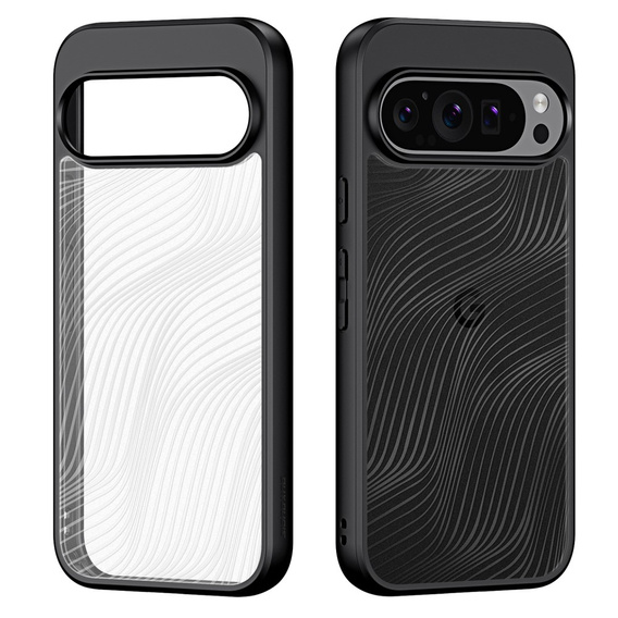 θήκη DuxDucis για το Google Pixel 9 / Google Pixel 9 Pro, Aimo Case, διαφανής / μαύρη