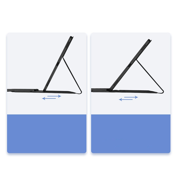 Θήκη + πληκτρολόγιο Samsung Galaxy Tab S8 Ultra, Dux Ducis Magnetic, μαύρη