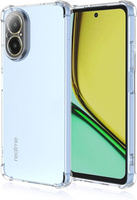 Θήκη για Realme C67 4G, Anti-Shock, διαφανής + γυαλί 9H