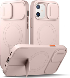 Θήκη για iPhone 12 / 12 Pro, Suritch Shockproof, για MagSafe, ροζ