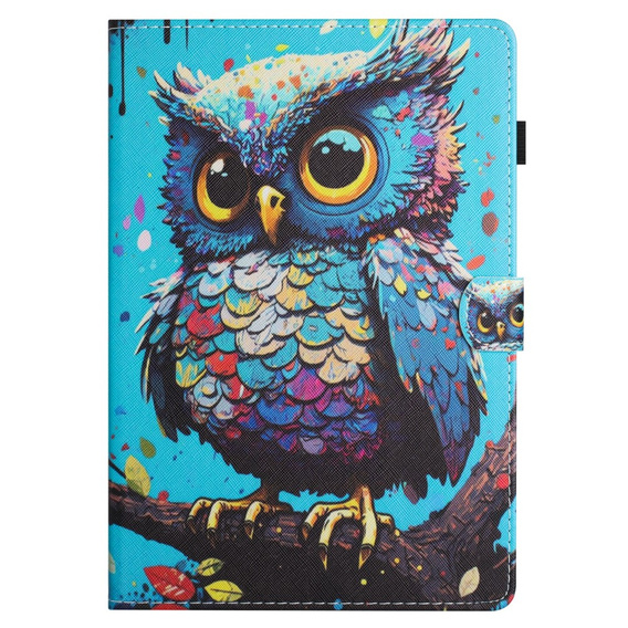 Θήκη για Samsung Galaxy Tab A9 X110 / X115, owl