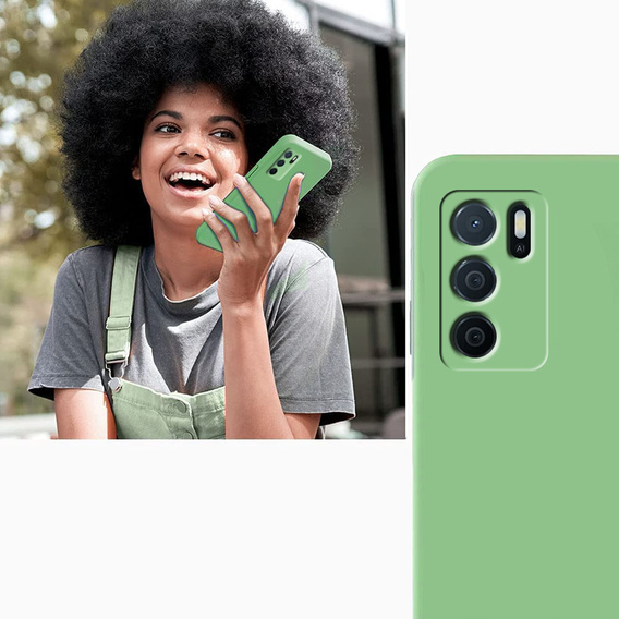 Θήκη για Oppo A16 / A16S, Silicone Lite, μέντας