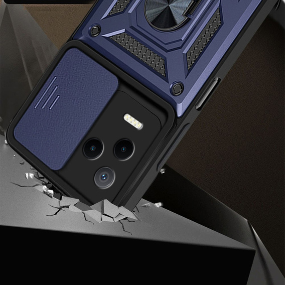 Θήκη για Infinix Note 12 2023, CamShield Slide, μπλε