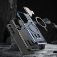 Θήκη για Samsung Galaxy S24 FE, Military MagSafe with camera protection, μπλε