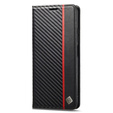 Θήκη με πτερύγιο για Xiaomi Redmi Note 13 Pro 4G / Xiaomi Redmi Note 14S / Xiaomi Poco M6 Pro 4G, Carbon LC.IMEEKE, μαύρη