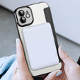 Θήκη με πτερύγιο για iPhone 11, RFID Wallet MagSafe CamShield, μαύρη