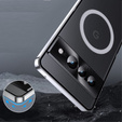 θήκη προστασίας κάμερας για το Google Pixel 8 Pro, CamShield MagSafe, διαφανές / ασημί