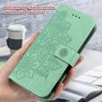 Θήκη με πτερύγιο για Xiaomi Redmi Note 12 4G, Mandala Flower, πράσινη