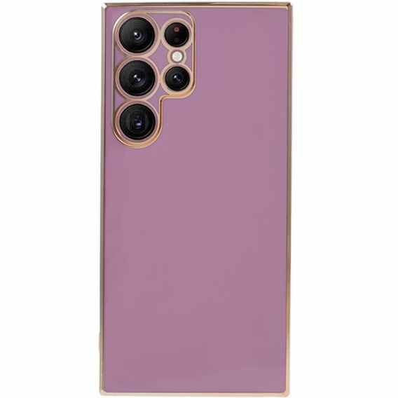 Θήκη για Samsung Galaxy S24 Ultra, Glamour CamShield, μωβ