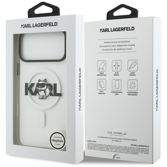 Θήκη Karl Lagerfeld IML Choupette MagSafe για iPhone 17 Pro