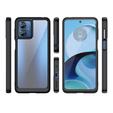 Θήκη για Motorola Moto G14, Fusion Hybrid, διαφανής / μαύρη