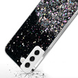 Θήκη για Samsung Galaxy S22 5G, Glittery, μαύρη