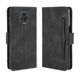 Θήκη με πτερύγιο για Xiaomi Redmi Note 9S/9 Pro/9 Pro Max, Card Slot, μαύρη