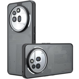 Θήκη για Nothing Phone 3A Pro, Fusion Hybrid, διαφανής / μαύρη