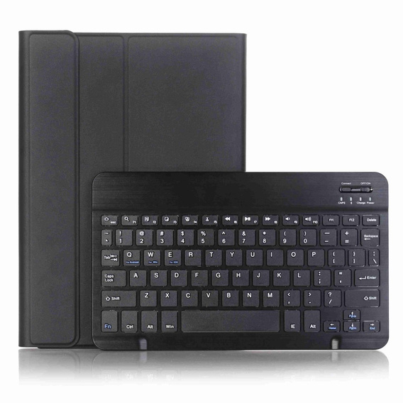 Θήκη + πληκτρολόγιο iPad 10.9 2022 10 Gen, Pen Slot, μαύρη