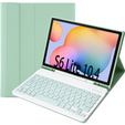 Θήκη + πληκτρολόγιο Samsung Galaxy Tab S6 Lite 10.4, Pen Slot, πράσινη