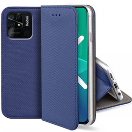Θήκη με πτερύγιο για Xiaomi Redmi 10C, Wallet Smart Magnet, μπλε