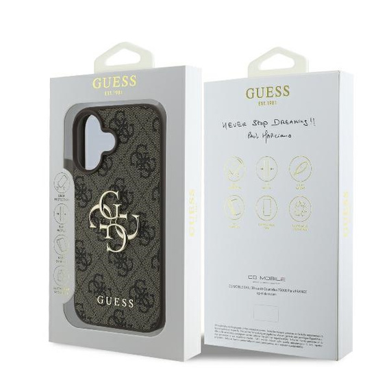 GUESS 4G Big Metal Logo θήκη για iPhone 16