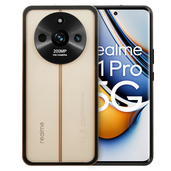 Θήκη για Realme 11 Pro 5G / Pro+ 5G, Frame Case, μαύρη