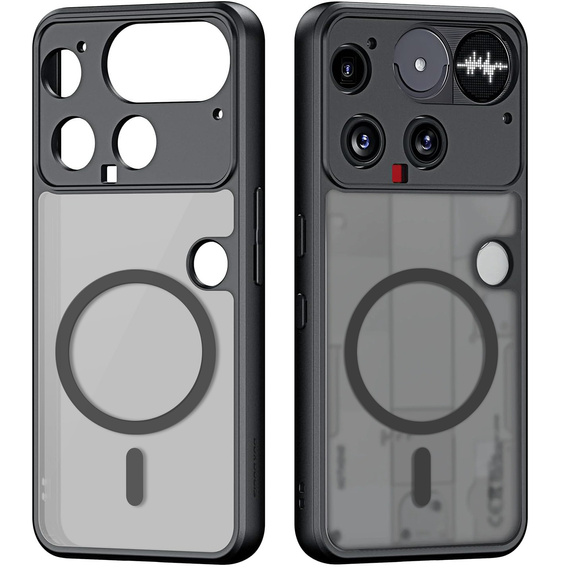 Θήκη για Nothing Phone 3 5G, για MagSafe, ERBORD Μatt Case, μαύρη