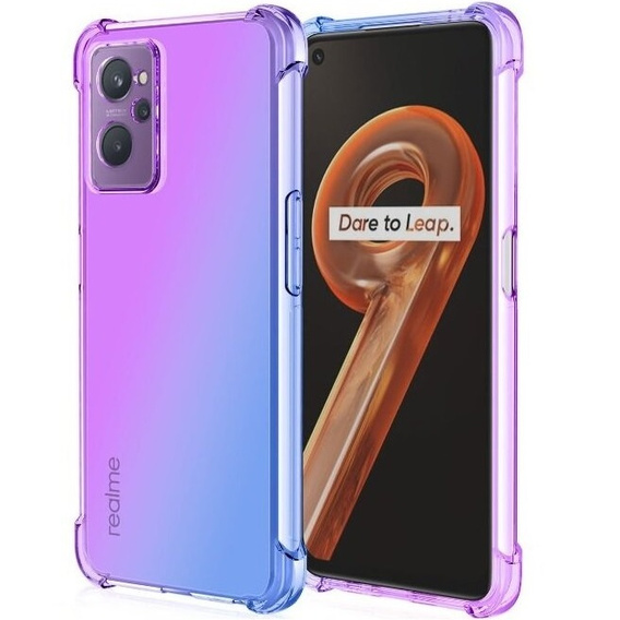 θήκη για το Oppo A98 5G, Gradient Dropproof, Μωβ / μπλε