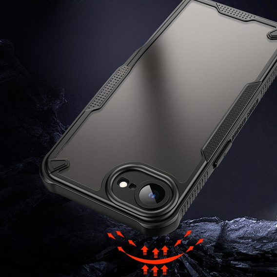 Θήκη για Iphone 16E, Armor Frosted Case, μαύρη