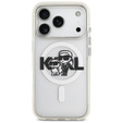 Θήκη Karl Lagerfeld IML Glitter Karl and Choupette MagSafe για iPhone 17 Pro