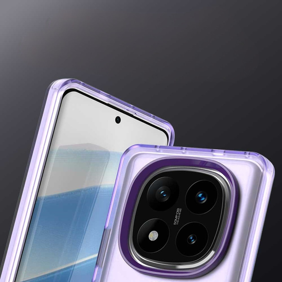Θήκη για Xiaomi Redmi Note 14 Pro 5G / Poco X7 5G, Fusion Hybrid, για MagSafe, μωβ