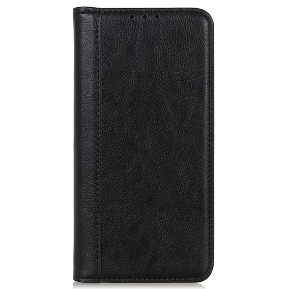 θήκη με πτερύγιο για Honor 200 Lite, Split Leather, μαύρη