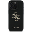 Θήκη GUESS Grained Big 4G και Classic Logo για iPhone 16 Pro