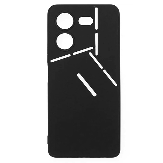 Λεπτή θήκη για Tecno Pova 5 Pro, Slim, μαύρη