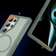 Θήκη με πλαίσιο για Samsung Galaxy S23 Ultra, για MagSafe, πράσινη