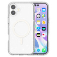 Θήκη για iPhone 17, για MagSafe, glitter, διάφανη