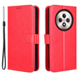 Θήκη με πτερύγιο για Oppo Reno 12FS / 12F, Crazy Horse Wallet, κόκκινη