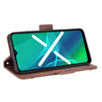 Θήκη με πτερύγιο για Xiaomi Redmi Note 11 / 11S, Card Slot, καφέ