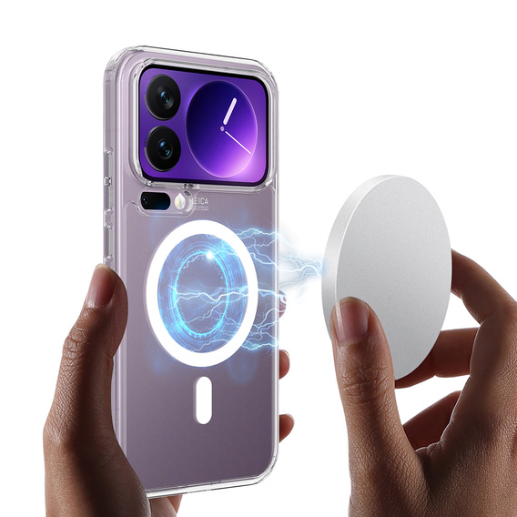 Θήκη Fusion Hybrid για MagSafe για Xiaomi 17 Pro Max, διαφανής