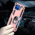 θωρακισμένη θήκη για Motorola Moto G 5G Plus, Nox Case Ring, ροζ rose gold
