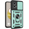 Θήκη για Motorola Moto G73 5G, CamShield Slide, πράσινο