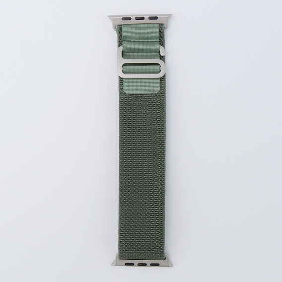 Λουράκι νάιλον για Apple Watch 1/2/3/4/5/6/7/8/SE/ULTRA 42/44/45/49mm, Πράσινο