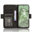 Θήκη με πτερύγιο για Google Pixel 8A, Card Slot, μαύρη