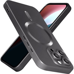 Θήκη για iPhone 16 Pro Max, ColorMag, για MagSafe, γκρι