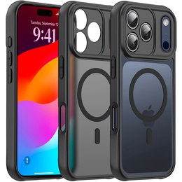 Ματ θήκη για iPhone 17 Pro Max, για Magsafe, μαύρο ματ