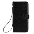 θήκη πτερύγιο για T Phone 3 5G, Wallet Rhombus, μαύρη