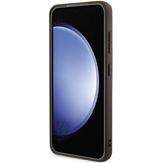 GUESS Θήκη για Samsung Galaxy A55, 4G Big Metal Logo, καφέ